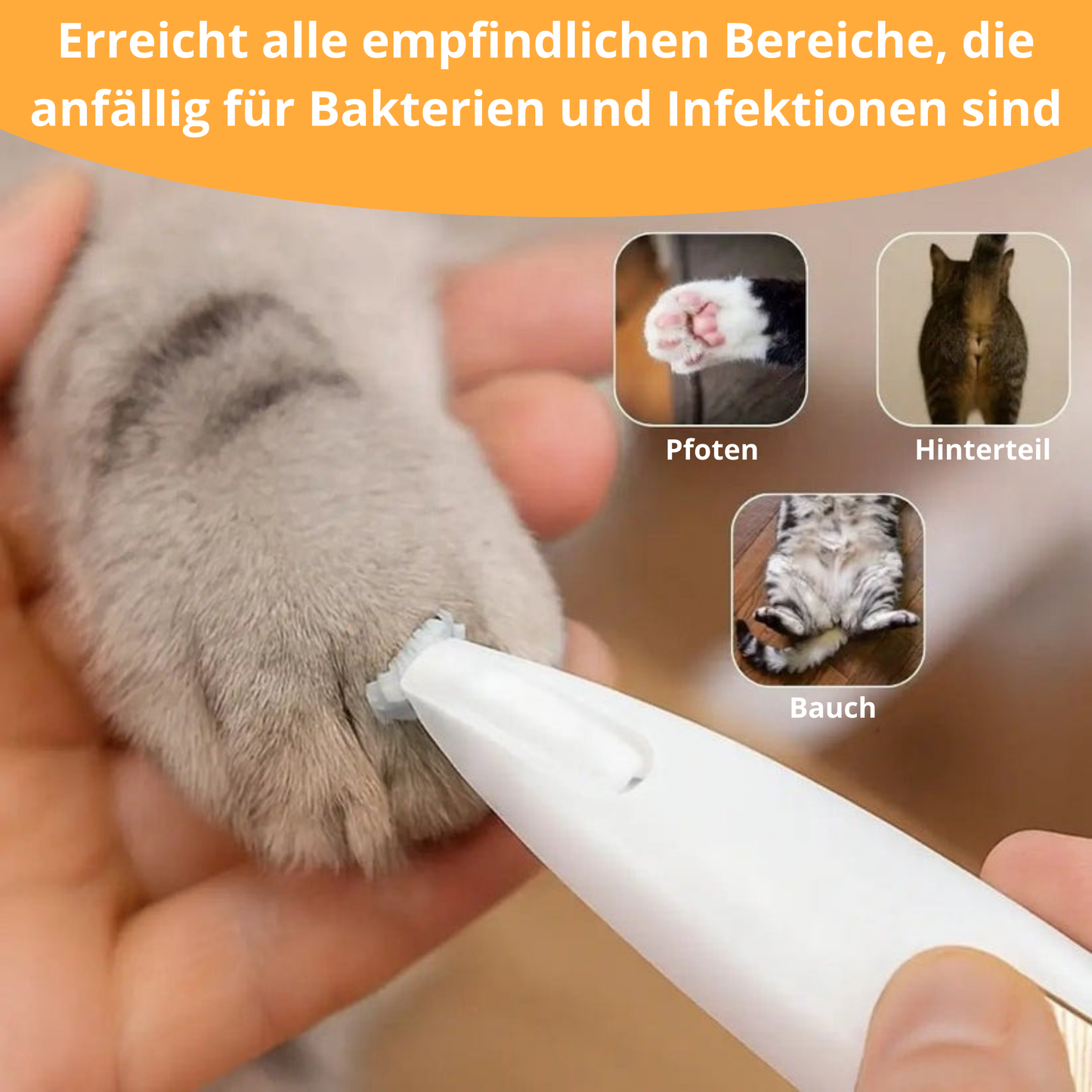 Miaucare™ – Präzisionstrimmer für Katzen