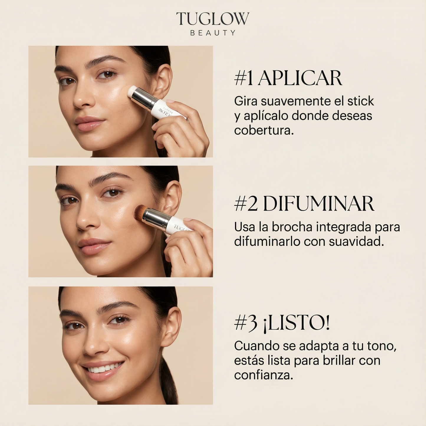 Base Coreana TUGLOW™ 2-en-1